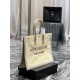 [Spot seconds]_Rive Gauche Tote Bag, left bank shopping bag  , from customized cotton and linen material to logo embroidery process, every detail I ask for perfection! zp purchased open mold customization, seriously, thi