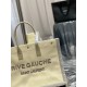 [Spot seconds]_Rive Gauche Tote Bag, left bank shopping bag  , from customized cotton and linen material to logo embroidery process, every detail I ask for perfection! zp purchased open mold customization, seriously, thi