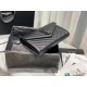 [In stock in seconds]#            #[Genuine Original Leather] Newest version_#Black with black buckle#MONOGRAM Caviar Pattern Original Leather Version Envelope Bag. Super practical a small bag, the most classic style, up