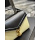 NEWBlack with Rice Gold Buckle_CASSANDRA mini handbag! This series of special design is its rotating metal buckle, craftsmanship design complexity is extraordinary; internal compartments are separated to form two large-c