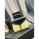 NEWBlack with Rice Gold Buckle_CASSANDRA mini handbag! This series of special design is its rotating metal buckle, craftsmanship design complexity is extraordinary; internal compartments are separated to form two large-c