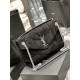 [In stock in secondsBlack silver buckle frosted model-               _ quilted lambskin bag, 100% lambskin production, soft and delicate feel, as if embracing the clouds   like feeling; classic Y family logo, chain and g