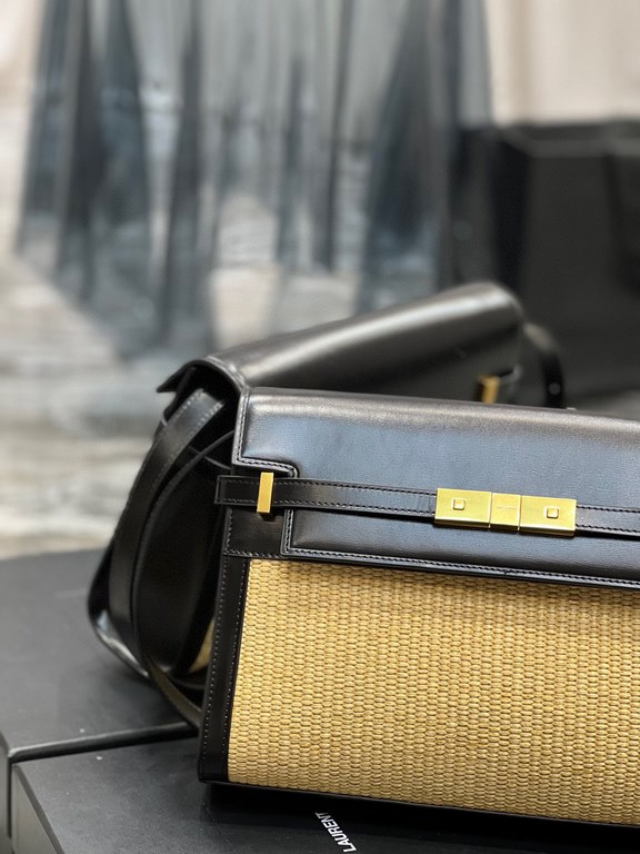 [In stock in seconds]             Manhattan 2022 latest bag type flap Manhattan baguette bag, a change from the previous classic logo, replaced by a low-key simple design style, it is a bit like the H family Kelly, very 