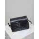 Loulou 20cm-Black with Silver BuckleY family classic explosive models! The most practical and versatile, imported Italian cowhide leather carefully crafted, feel great! The bag is ultra-light weight, no sense of burden, 