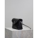 Loulou 20cm-Black with Silver BuckleY family classic explosive models! The most practical and versatile, imported Italian cowhide leather carefully crafted, feel great! The bag is ultra-light weight, no sense of burden, 