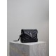 Loulou 20cm-Black with Silver BuckleY family classic explosive models! The most practical and versatile, imported Italian cowhide leather carefully crafted, feel great! The bag is ultra-light weight, no sense of burden, 