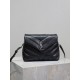 Loulou 20cm-Black with Silver BuckleY family classic explosive models! The most practical and versatile, imported Italian cowhide leather carefully crafted, feel great! The bag is ultra-light weight, no sense of burden, 