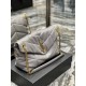 [In stock in secondsGray with Gold Buckle-               _ quilted lambskin bag, 100% lambskin production, soft and delicate feel, as if embracing the clouds   like feeling; classic Y family logo, chain and grommet hardw