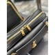 Spot SecondsNIKI_New Camera BagCrossbody BagPremium metal logo design Vintage sophistication played to the fullest.Italian customized smooth calf leather with gold chain, never out of date with the front flap and zipper 