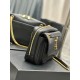 Spot SecondsNIKI_New Camera BagCrossbody BagPremium metal logo design Vintage sophistication played to the fullest.Italian customized smooth calf leather with gold chain, never out of date with the front flap and zipper 