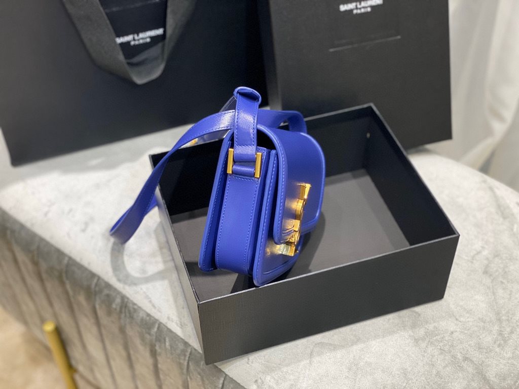 [In stock in seconds]  electric blue original leather_19cm  [              ]2020 IT BAG_Be sure to fire models, not yet listed on the attack on the entire fashion circle, nostalgic left bank, inspired by the Paris left b