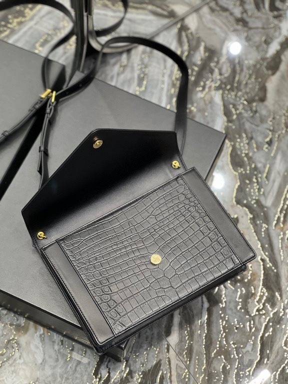 [Spot seconds]GABY_Quilted grain envelope bag, using Italian lambskin, full leather inside and outside, with fine handmade carefully, exclusive custom metal Y family logo highlights the personality, flap design to ensure