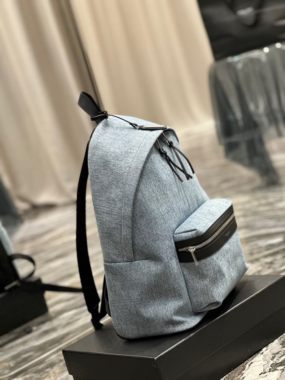 [In stock in seconds]  Shoulder bag arrived _ washed denim with leather modelsCounter limited launch Crafted to create this backpack, washed very craftsmanship, with imported Italian cowhide, very light and convenient, p