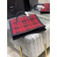 [In Stock Seconds][Vertical version]_  red plaidRive Gauche Tote Bag, left bank shopping bag  , from custom tweed material to hardware in to the logo embroidery process, every detail I ask for perfection! zp purchased op