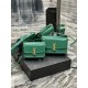 Solferino box_Light Green with Gold ButtonsLime green with gold buckle1923cm