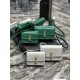 Solferino box_Light Green with Gold ButtonsLime green with gold buckle1923cm