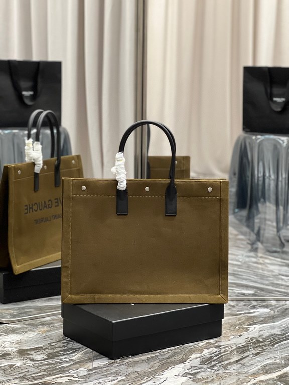 [Spot seconds to send]Rive Gauche Tote Bag, left bank shopping bag  , from custom linen material to hardware in to silk screen, every detail I demand perfection! zp purchased open mold customization, seriously, this is t