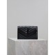 Black Black Button Caviar_woc small size envelope bag is coming, when it comes to envelope bag, this one from Y family must have the name! The whole bag is made of Italian cowhide leather, with a three-dimensional shape 