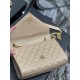 [In stock in seconds]#Envelope# Apricot Gold BuckleSmall grained embossed quilted grain leather envelope bagClassic is timeless, the beauty of the V grain quilted diamond caviar pattern, very wear-resistant, Italian cowh