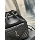 [In Stock Seconds]   _ Duffel Bag Black with Silver BuckleNo exaggeration This is a duffel bag that can be passed down through generations! Classic letter logo with metal hardware, V-shaped stitching on the front pocket,