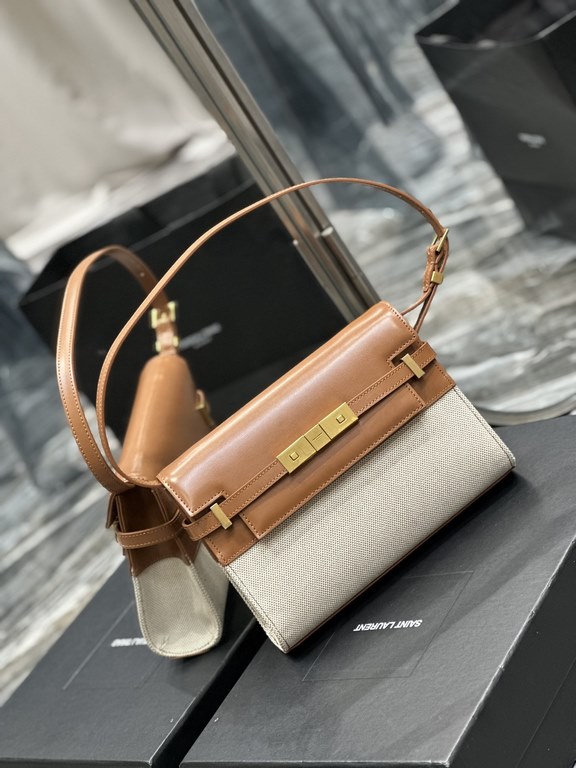 [              ] new color_Counter synchronization new Manhattan baguette bag small 24cm new arrival! The latest bag type flap Manhattan baguette bag, a change from the previous classic logo, replaced by a low-key simple