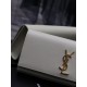 Classic Kate_ClutchWhite caviar with gold buckleClassic flap clutch    very representative of the metal logo logo, imported Italian caviar cowhide, simple metal decorations, the overall low-key exquisite and versatile, h