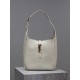 [Original Leather] White_LE 5A7 Underarm Bag This year's hot vintage underarm bag has been very popular, the leather is fine and smooth, and the bag design is very simple and high quality, the capacity is enough to use, 