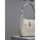 [Original Leather] White_LE 5A7 Underarm Bag This year's hot vintage underarm bag has been very popular, the leather is fine and smooth, and the bag design is very simple and high quality, the capacity is enough to use, 