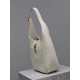 [Original Leather] White_LE 5A7 Underarm Bag This year's hot vintage underarm bag has been very popular, the leather is fine and smooth, and the bag design is very simple and high quality, the capacity is enough to use, 