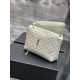 Gaby quilted cosmetic bagclutch _Simple and generousclean appearance at a glance is particularly handsome and cool!The whole bag inside and outside are carefully crafted with imported Italian lambskin, which is extremely