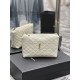 Gaby quilted cosmetic bagclutch _Simple and generousclean appearance at a glance is particularly handsome and cool!The whole bag inside and outside are carefully crafted with imported Italian lambskin, which is extremely