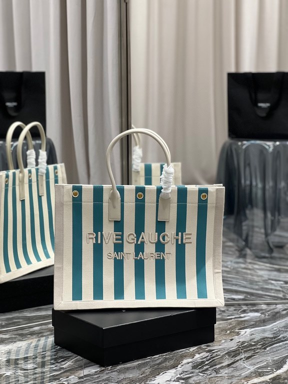 [Spot seconds to send]Rive Gauche Tote Bag, left bank shopping bag  , from custom linen material to hardware in to silk screen, every detail I demand perfection! zp purchased open mold customization, seriously, this is t