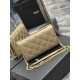 Becky_22.5cm Almond#Becky Diamond Quilted Lambskin Chain BagThis is one of the most beautiful bags from the Love at First Sight collection! The diamond-shaped quilted pattern exudes a diamond-like glamor! The gold Y logo