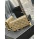 Becky_22.5cm Almond#Becky Diamond Quilted Lambskin Chain BagThis is one of the most beautiful bags from the Love at First Sight collection! The diamond-shaped quilted pattern exudes a diamond-like glamor! The gold Y logo