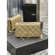 Becky_22.5cm Almond#Becky Diamond Quilted Lambskin Chain BagThis is one of the most beautiful bags from the Love at First Sight collection! The diamond-shaped quilted pattern exudes a diamond-like glamor! The gold Y logo