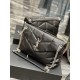 [In stock in seconds]Black with silver buckle-               _ quilted lambskin bag, 100% lambskin production, soft and delicate feel, as if embracing the clouds   like feeling; classic Y family logo, chain and grommet h