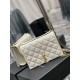 Becky_25cm White#Becky diamond quilted lambskin chain bag.This bag is one of the most beautiful and beautifully crafted bags in the collection! The diamond-shaped quilted pattern gives off a diamond-like luster! The gold