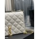 Becky_25cm White#Becky diamond quilted lambskin chain bag.This bag is one of the most beautiful and beautifully crafted bags in the collection! The diamond-shaped quilted pattern gives off a diamond-like luster! The gold