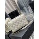 Becky_25cm White#Becky diamond quilted lambskin chain bag.This bag is one of the most beautiful and beautifully crafted bags in the collection! The diamond-shaped quilted pattern gives off a diamond-like luster! The gold