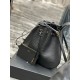 [In-stock]Flat Hobo bag_Y's Full Leather Drawstring BagShoulder Bag All leather design of this simple bag has a more sophisticated sense of fashionable special ~ drawstring very  , the first look on the second was plante