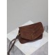 Loulou 20cm-Brown FrostedY family classic explosive models! The most practical and versatile, imported Italian cowhide leather carefully crafted, feel great! The bag is ultra-lightweight, not the slightest sense of burde