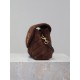 Loulou 20cm-Brown FrostedY family classic explosive models! The most practical and versatile, imported Italian cowhide leather carefully crafted, feel great! The bag is ultra-lightweight, not the slightest sense of burde