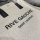 [spot seconds][Vertical] _ Rive Gauche Tote Bag, left bank shopping bag  , from custom linen material to hardware in to silk screen, every detail I ask for perfection! zp purchased open mold customization, seriously, thi