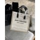 [spot seconds][Vertical] _ Rive Gauche Tote Bag, left bank shopping bag  , from custom linen material to hardware in to silk screen, every detail I ask for perfection! zp purchased open mold customization, seriously, thi