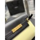 NEW】New Color_Black with Rice Gold BuckleCounter synchronization new Manhattan baguette bag small 24cm new arrival! The latest bag type flap Manhattan baguette bag, a change from the previous classic logo, replaced by a 