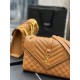 [In stock in seconds]#Envelope #Caramel Gold BuckleMedium grain embossed quilted leather envelope bagThe classic is timeless, beautiful out of the sky V pattern spelling diamond pattern of caviar, Italian cowhide leather