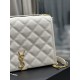 Becky_26cm White#Becky diamond quilted lambskin chain bag.This bag is one of the most beautiful and beautiful of the collection! The diamond-shaped quilted pattern gives off a diamond-like luster! The gold Y logo stands 