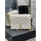 Becky_26cm White#Becky diamond quilted lambskin chain bag.This bag is one of the most beautiful and beautiful of the collection! The diamond-shaped quilted pattern gives off a diamond-like luster! The gold Y logo stands 