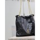 POCHON_New super good-looking can carry the garbage bagThe new new bag type, the bag is made of imported Italian lambskin, super high craftsmanship of the grid quilting, the front logo hardware with a chain drawstring mo