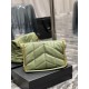 [In stock in secondsAvocado Green with Gold Buckle-               _ quilted lambskin bag, 100% lambskin production, soft and delicate feel, as if embracing the clouds   like feeling; classic Y family logo, chain and grom